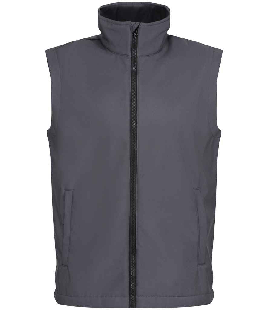 Regatta Ablaze Soft Shell Bodywarmer – Durable, Eco-friendly Outdoor Wear from Fou Tees Ireland Seal Grey/Black 3XL
