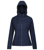 Ladies Soft Shell Jacket - Regatta Ladies Venturer Three Layer Hooded Soft Shell Jacket