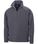 Result Core Zip Neck Micro Fleece – Comfortable Kids' Outerwear from Fou Tees Ireland Charcoal 3XL