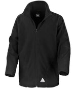 Result Core Kids Micro Fleece Jacket - Warm and Practical Outerwear for Children Black 1214
