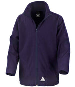 Result Core Kids Micro Fleece Jacket - Warm and Practical Outerwear for Children Navy 3-4