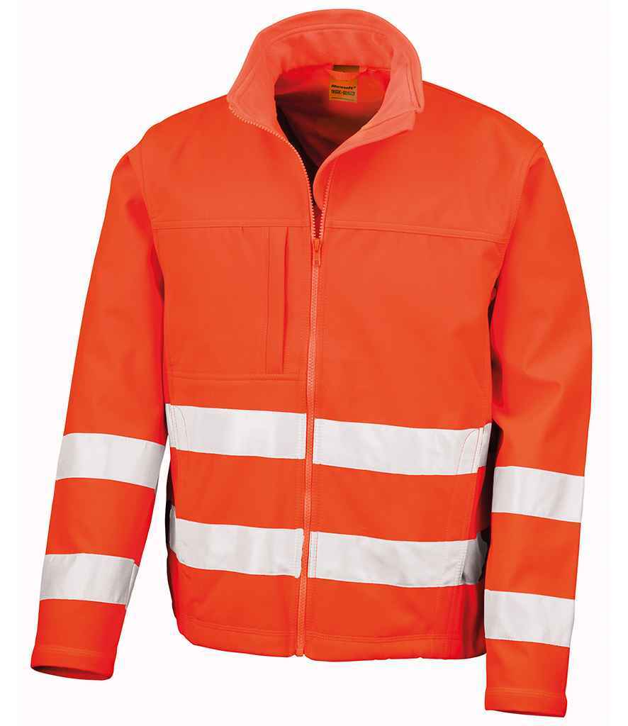Result Safe-Guard Hi-Vis Soft Shell Jacket – Durable Safetywear in Ireland
