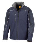 Result Work-Guard Hooded Soft Shell Jacket | Durable Workwear Ireland Navy/Navy 3XL
