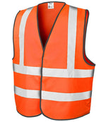 Result Core Hi-Vis Motorway Vest – Safety and Visibility for Irish Businesses Fluorescent Orange 2X3X