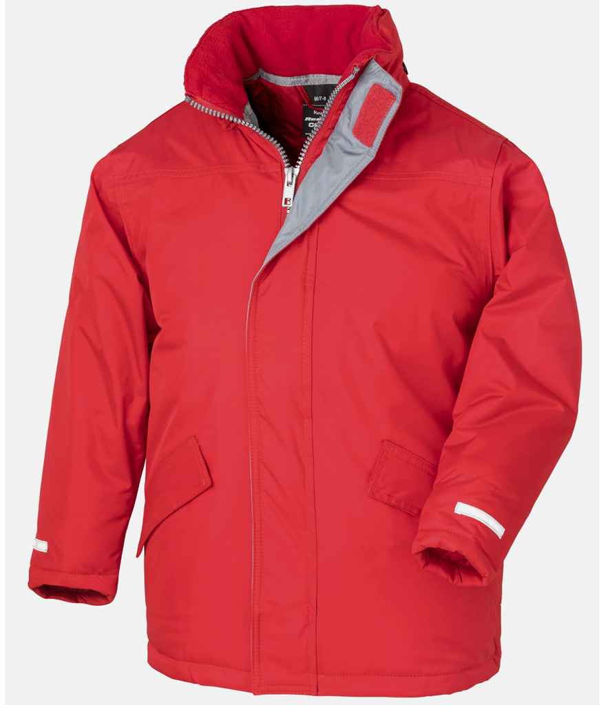 Result Core Kids Winter Parka Jacket – Warm and Durable Outerwear for Children Red 1314
