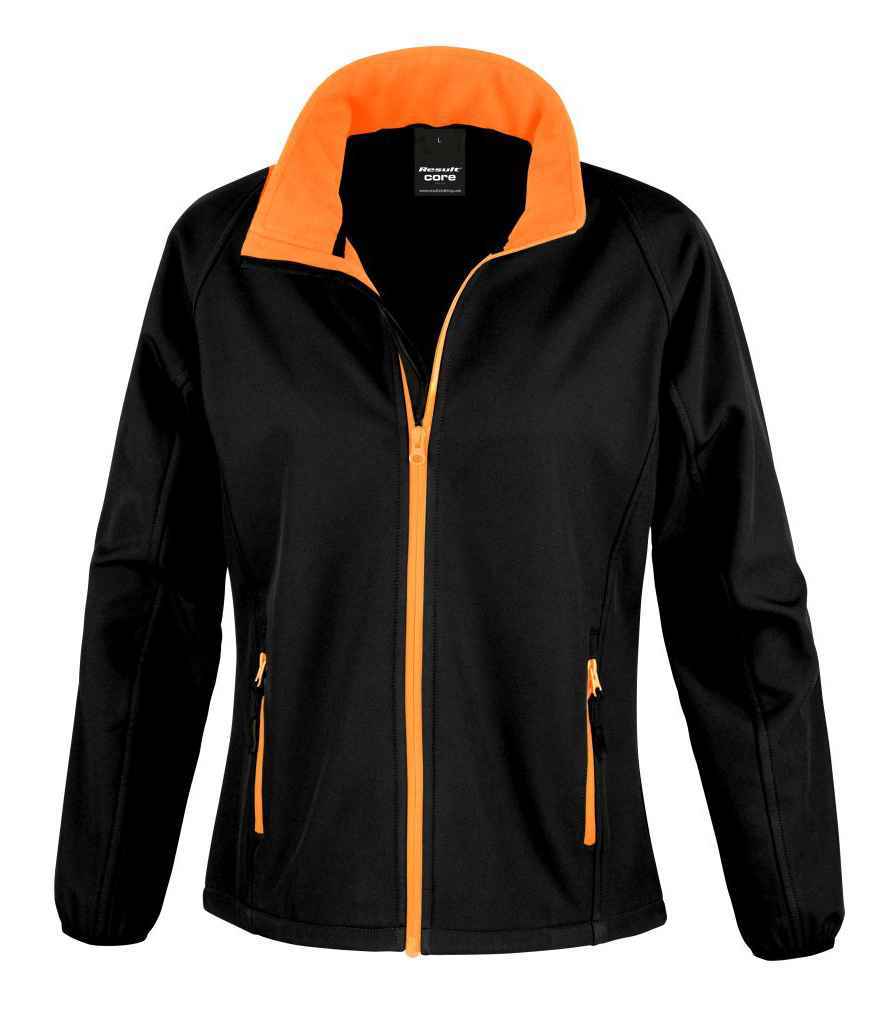 Result Core Ladies Soft Shell Jacket - Result Core Ladies Printable Soft Shell Jacket