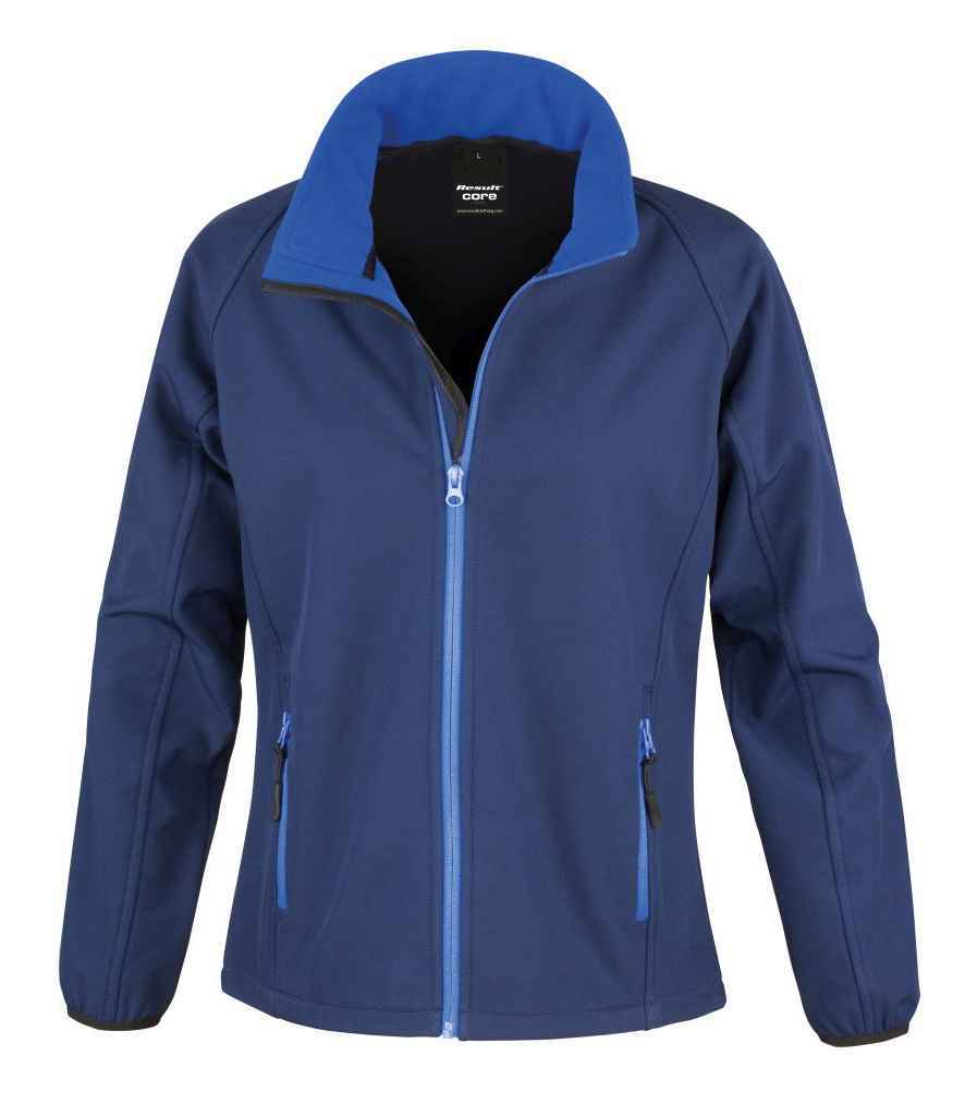 Result Core Ladies Soft Shell Jacket - Result Core Ladies Printable Soft Shell Jacket