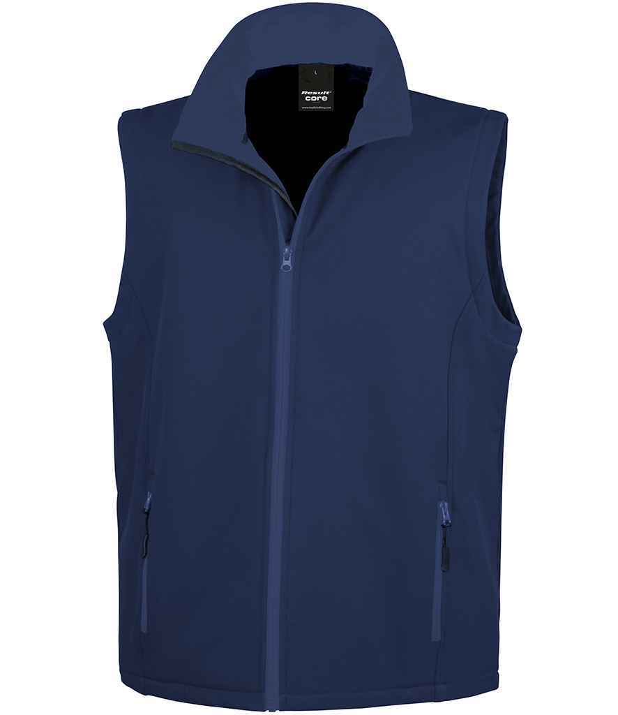 Result Core Printable Soft Shell Bodywarmer for Custom Branding in Ireland
