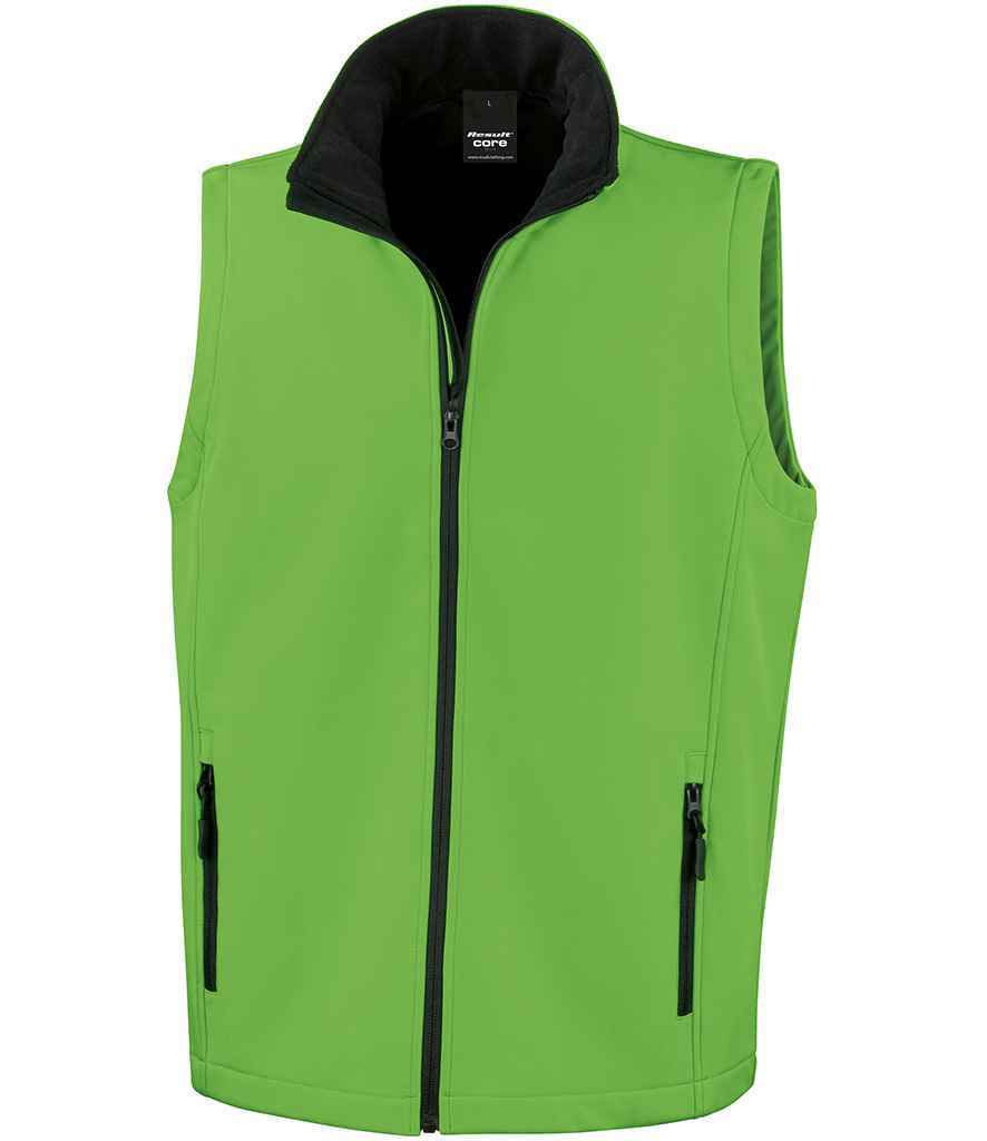 Result Core Printable Soft Shell Bodywarmer for Custom Branding in Ireland