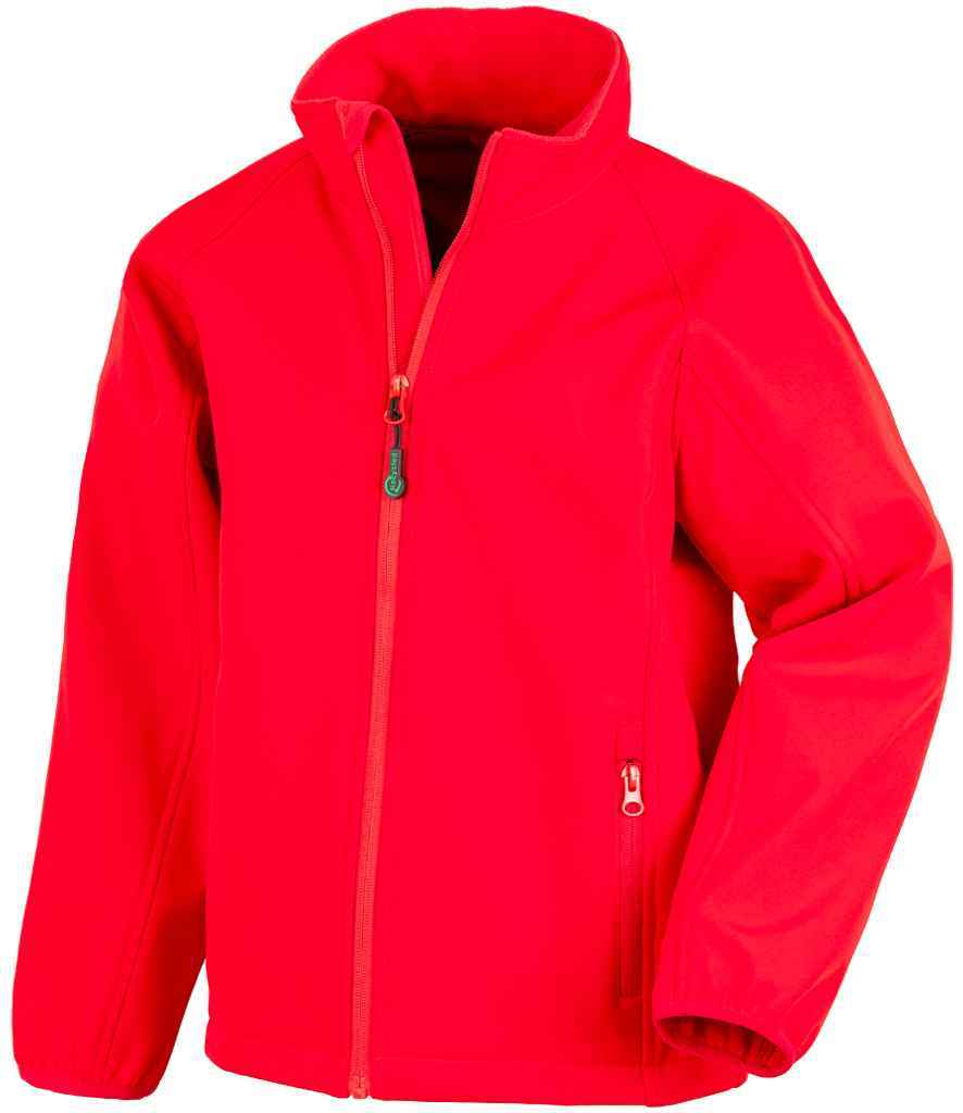 Recycled Kids Soft Shell Jacket - Result Recycled Kids Two Layer Printable Soft Shell Jacket