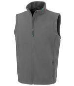 Result Recycled Printable Soft Shell Bodywarmer for Bulk Orders in Ireland Workguard Grey 3XL