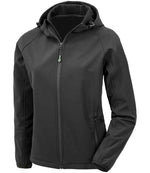 Recycled Ladies Soft Shell Jacket - Result Recycled Ladies Three Layer Printable Hooded Soft Shell Jacket