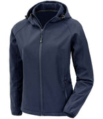 Recycled Ladies Soft Shell Jacket - Result Recycled Ladies Three Layer Printable Hooded Soft Shell Jacket