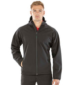 Result Recycled Soft Shell Jacket - Result Recycled Three Layer Printable Hooded Soft Shell Jacket