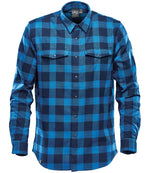 Stormtech Logan Snap Front Shirt – Durable and Stylish Unisex Shirt Royal Plaid 5XL