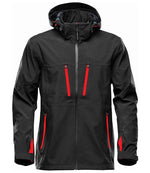 Stormtech Patrol Hooded Soft Shell Jacket – Durable Waterproof Outerwear for Irish Businesses Black/Bright Red 3XL