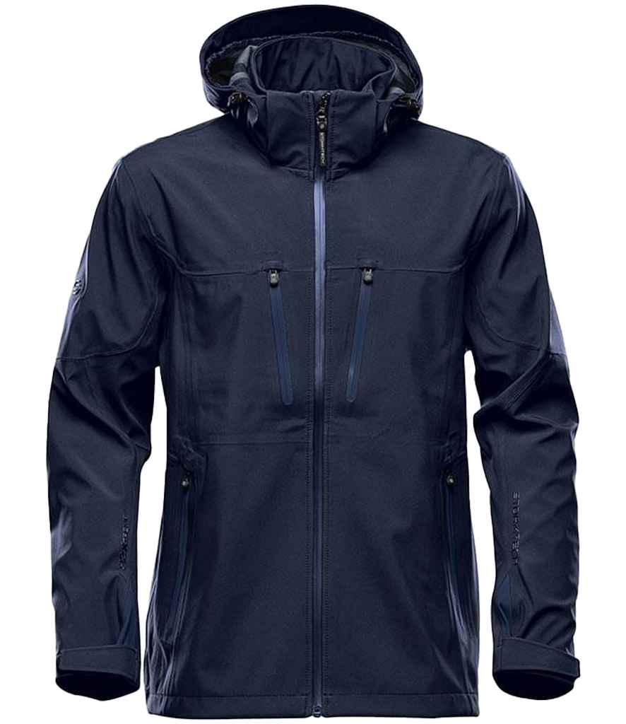 Stormtech Patrol Hooded Soft Shell Jacket – Durable Waterproof Outerwear for Irish Businesses Navy/Navy 3XL