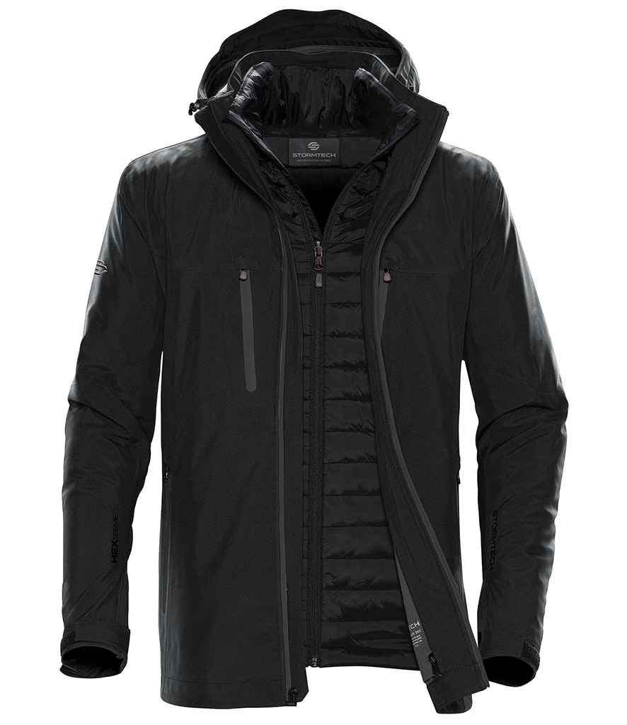 Stormtech Matrix System 3-in-1 Jacket – Durable Waterproof Outerwear Black/Carbon 6XL