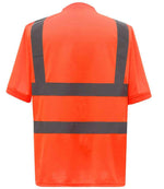 Yoko Hi-Vis Short Sleeve T-Shirt for Safety and Visibility