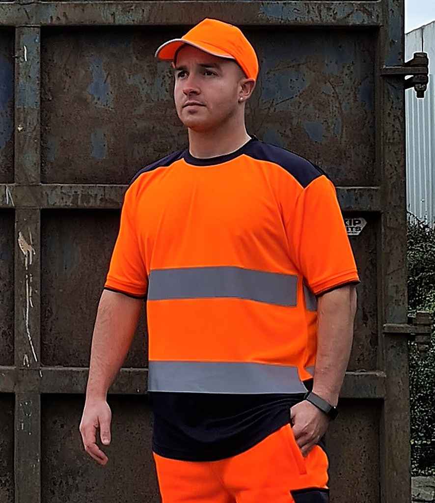 Yoko Hi-Vis Two Tone T-Shirt for Bulk Orders in Ireland