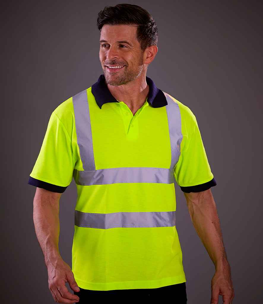 Yoko Hi-Vis Polo Shirt – High Visibility Safety Wear for Irish Businesses