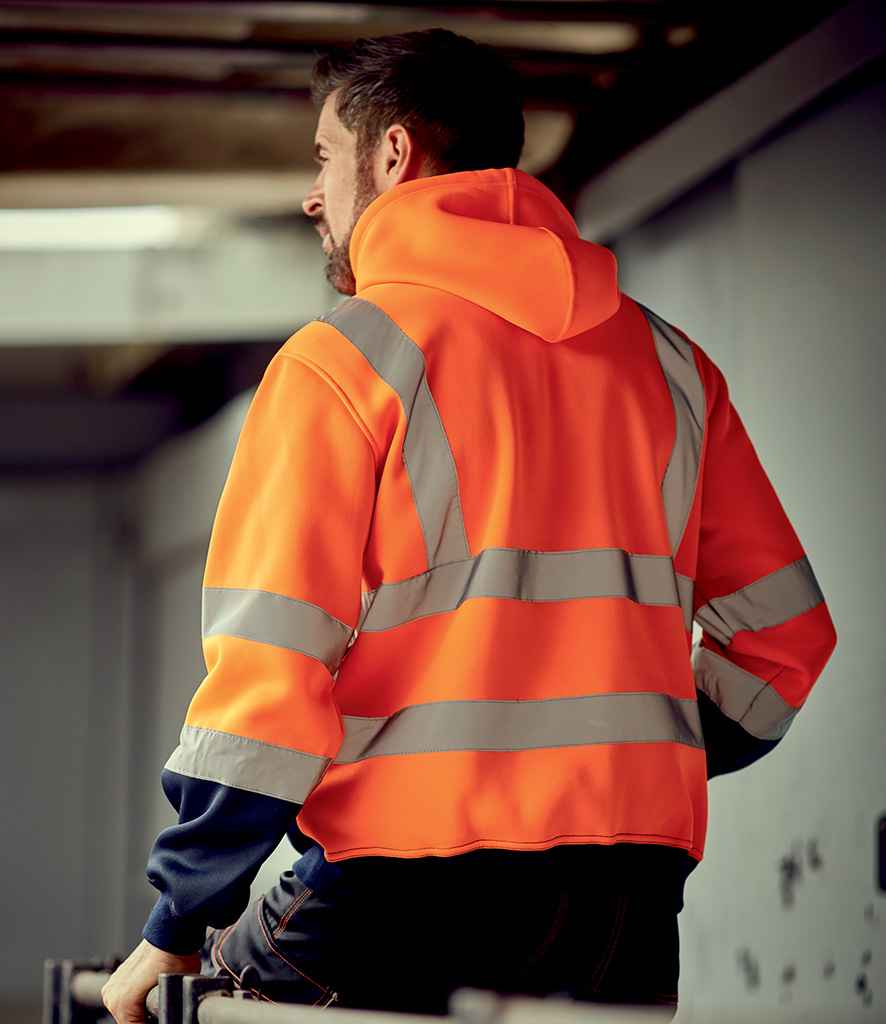 Yoko Hi-Vis Pull Over Hoodie – High Visibility Safety Hoodie for Irish Businesses