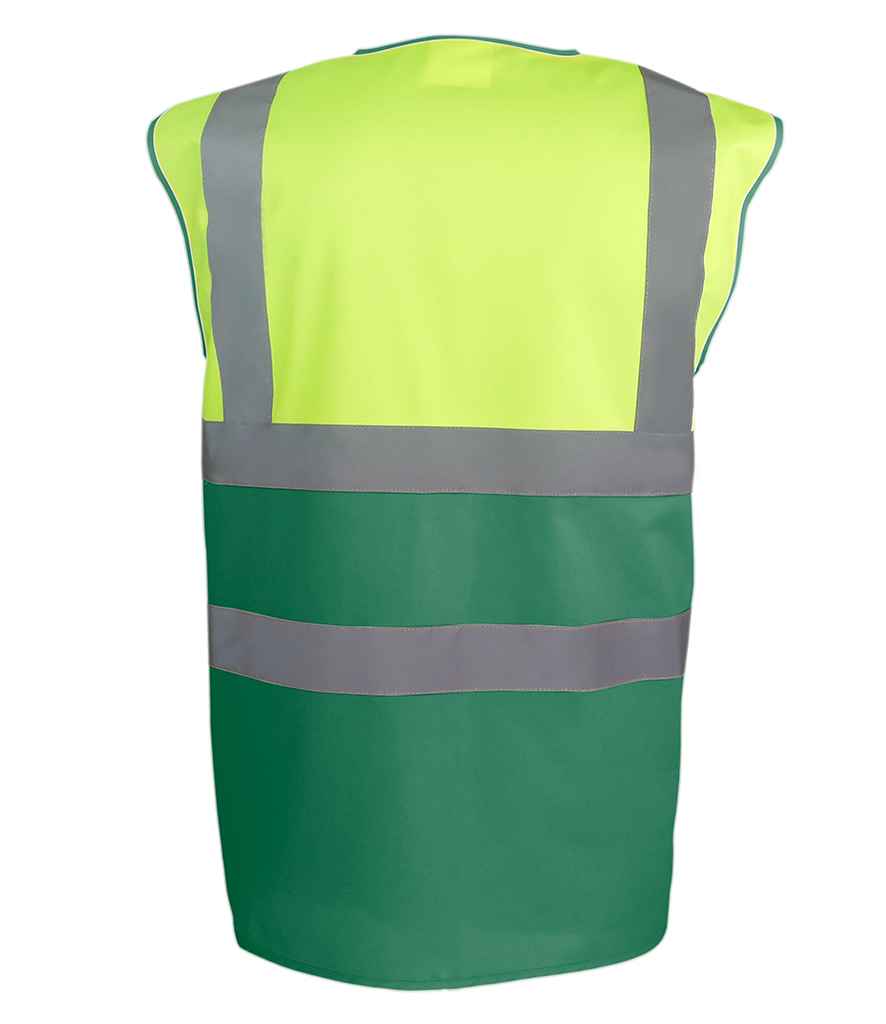 Yoko Two Tone Waistcoat – High Visibility Safety Waistcoat by YOKO