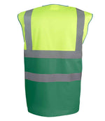 Yoko Two Tone Waistcoat – High Visibility Safety Waistcoat by YOKO