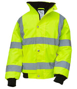 Yoko Kids Hi-Vis Bomber Jacket – Durable Safetywear for Schools and Events