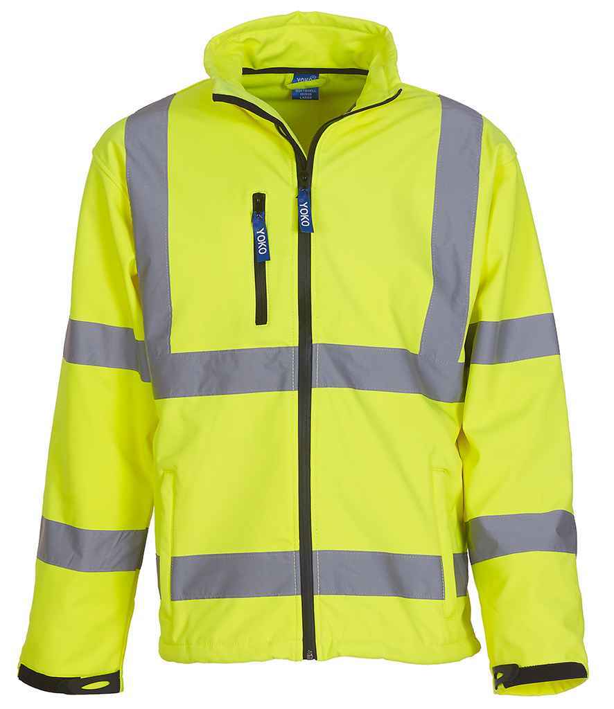 Yoko Hi-Vis Soft Shell Jacket – Durable Safetywear for Irish Businesses