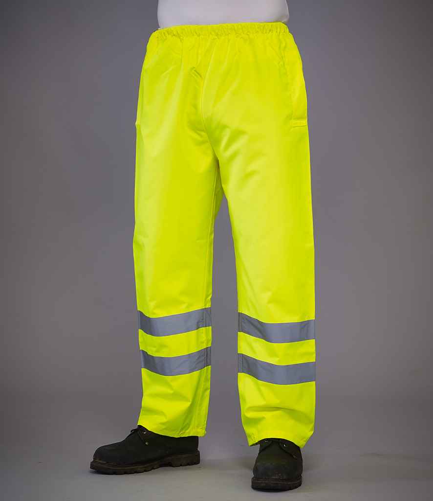 Yoko Hi-Vis Waterproof Overtrousers for Reliable Outdoor Safety