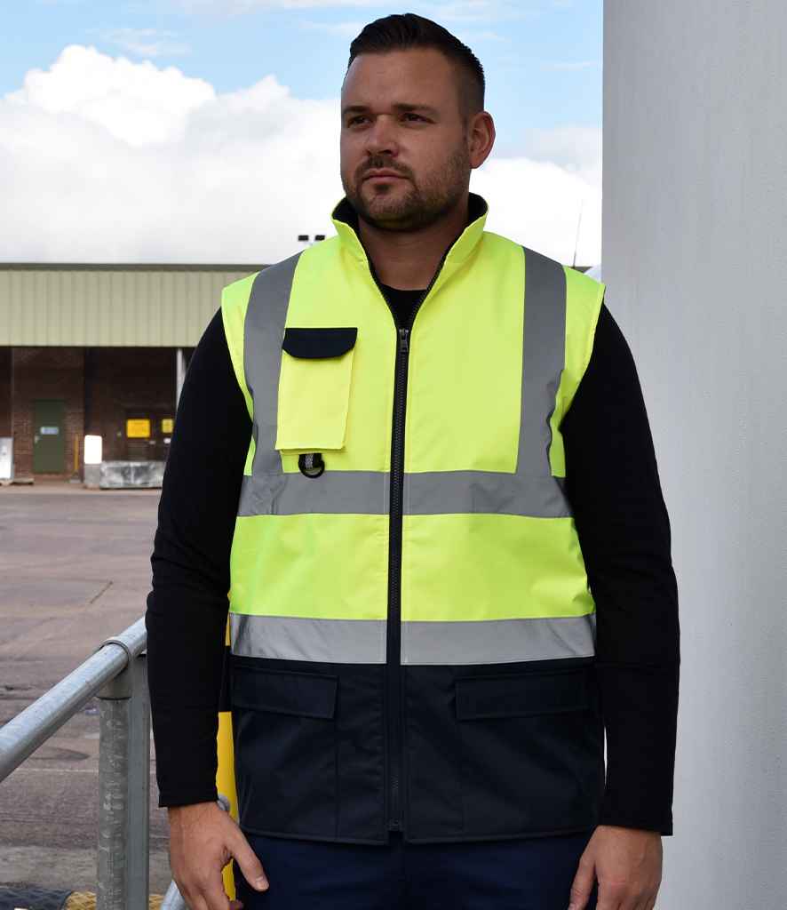 Yoko Two Tone Bodywarmer - Comfortable and Practical Hi-Vis Outerwear