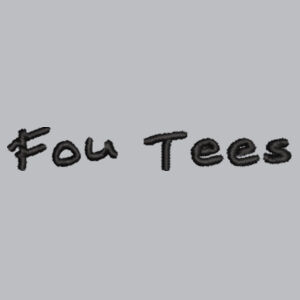 Fou Tees Embroidered Logo - Softstyle™ youth ringspun t-shirt Design