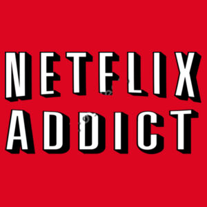 Netflix Addict - Softstyle™ adult ringspun t-shirt Design