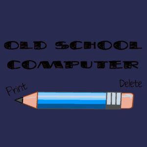 Old School Computer - College hoodie Design