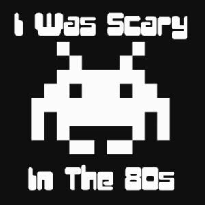 I was Scary in The 80s - Baseball hoodie Design
