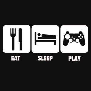 Eat, Sleep, Play Playstation - Varsity Hoodie Design
