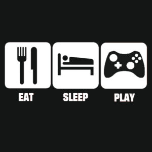 Eat, Sleep, Play xbox - Varsity Hoodie Design