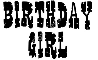 Birthday Girl Cow Girl