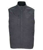 SOL'S Falcon Recycled Soft Shell Bodywarmer for Bulk Orders in Ireland Charcoal 4XL