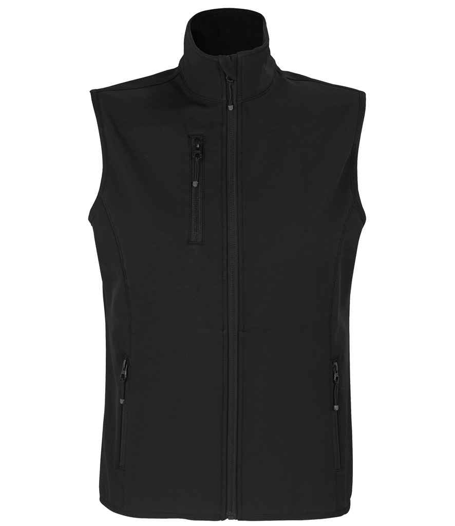 SOL'S Ladies Falcon Recycled Soft Shell Bodywarmer for Bulk Orders in Ireland Black XXL