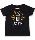 1/2 Pint t-shirt in black