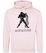 Aquarius hoodie in baby pink