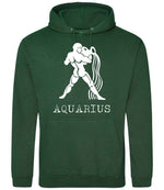 Aquarius hoodie in bottle green