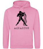 Aquarius hoodie in candyfloss pink