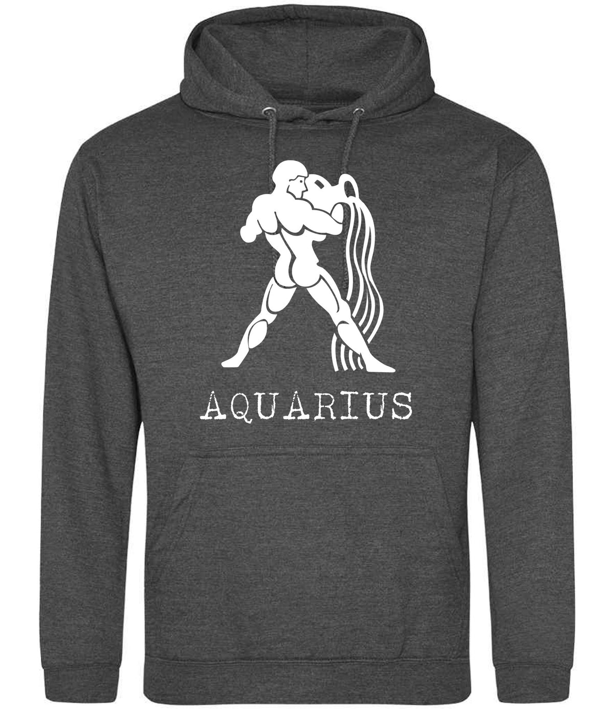 Aquarius hoodie in charcoal