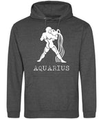 Aquarius hoodie in charcoal