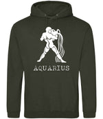Aquarius hoodie in combat green