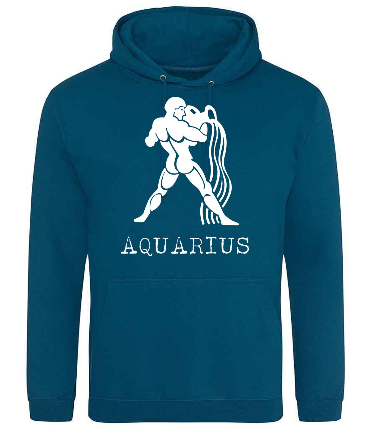 Aquarius hoodie in deep sea blue