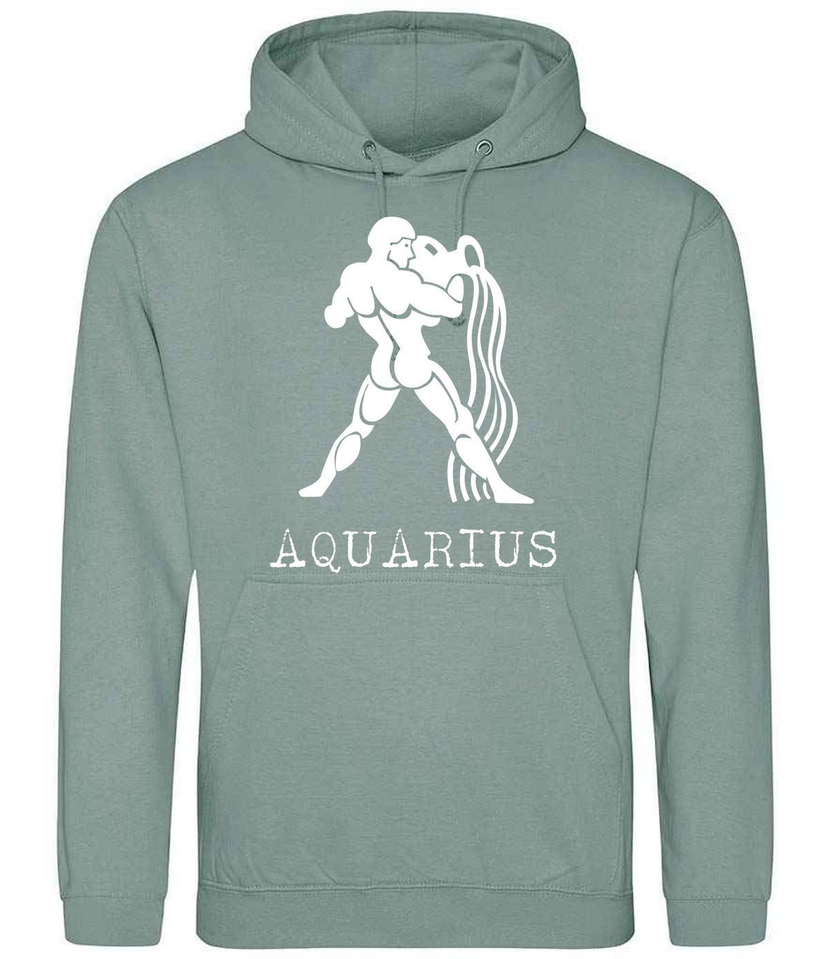 Aquarius hoodie in dusty green